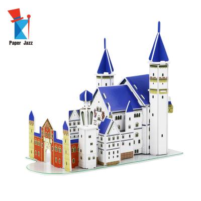 China DIY TOY Interesting Learning Educational Toys 3D Neuschwanstein Castle Puzzles For Adults And Teens for sale