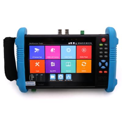 China RJ45 Plus Cable TDR Test 7 Inch 4k H.265 Ahd Cvi Tvi IPC Tester Camera Tester Monitor Ipc-9800adh for sale