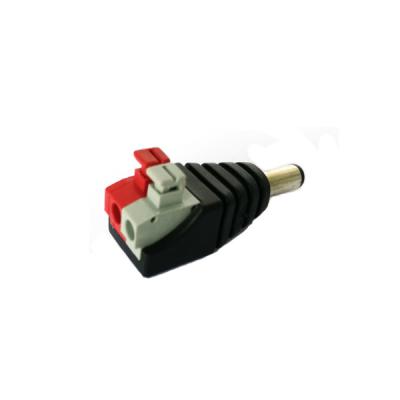 China Simply Professional Power Appearance For CCTV Camera Solderless Screw Clip Type Power Connector for sale