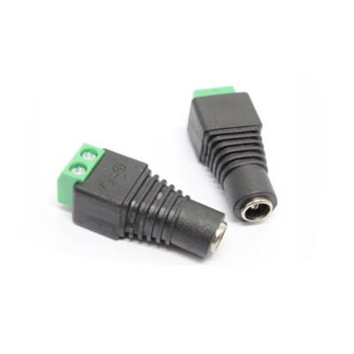 China Power Female High Current Audio Video Jack Dc Connectors High Copper Green 12-36V 2P for sale