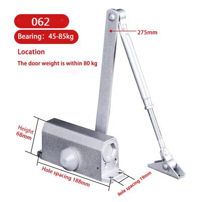 China Easy Installation Aluminum Hydraulic Heavy Duty Automatic Door Closer With Sliding Arm 20-150 Kg Doo Automatic Door Closer Concealed Door Closers for sale