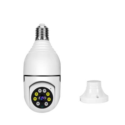 China Human Motion Tracking ICSEE 3MP Cctv Ptz Light Bulb Camera Two-way Maintenance Security Cam Ptz Wifi Auto Bulb Tracking Camera With E27 Plug for sale