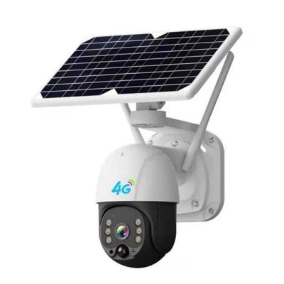 China Human Motion Tracking 1080P 2MP 3MP 4G Icsee Wifi Outdoor Surveillance PTZ Camera Sim Card Cctv Solar Waterproof IP 4g Solar Camera for sale