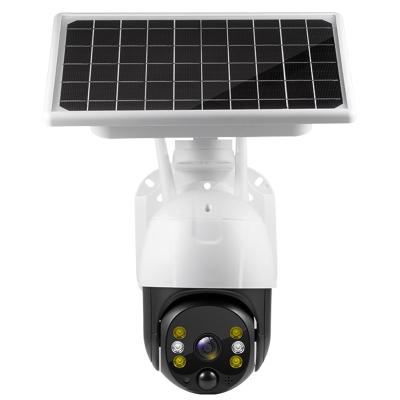 China Human Motion Tracking Icsee 3MP 1080P Outdoor IP Wireless Surveillance PTZ Camera Wifi Panel Battery Power Solar Audio CCTV Camera for sale