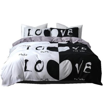 China Dinosaur Full Queen King Size White Black Factory Comforter Bedding Set Single Twin Nondisposable Duvet Cover Home Comforter Bedding Set for sale