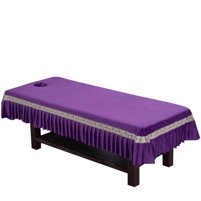 China Nondisposable Super Soft Velvet Flannel Massage Sheet for sale