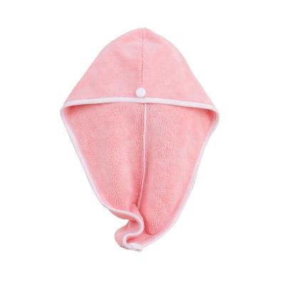 China Custom Logo Personalized Women Quick Fast Microfiber Compressed Hair Wrap Dry Towel for sale