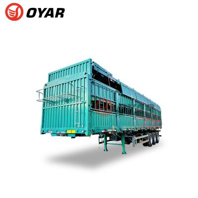 China High Quality Hydraulic Truck Trailer 20 Ton 40 Ton 25 Ton Side Rear Dumper Semi Trailer For Sale for sale