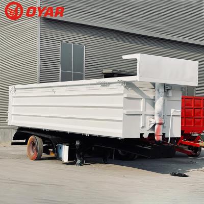 China Heavy Duty Truck Trailer 3 Axles 50tons Dump Trailer Tipper Dumper Semi Trailer for sale