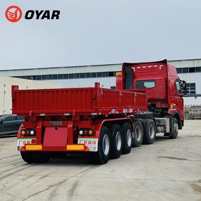 China Truck Trailer Customized 3 Axles 40cbm Rear Dump Truck Semi Trailers For Sale for sale