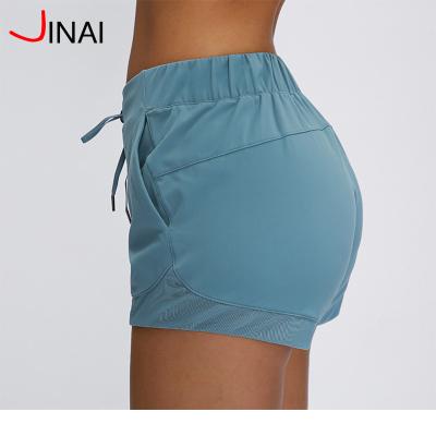 China 2021 Summer Custom Women's Breathable Gym Running Shorts Fashion Quick Dry Yoga Pants Ladies Fitness Workout Shorts for sale