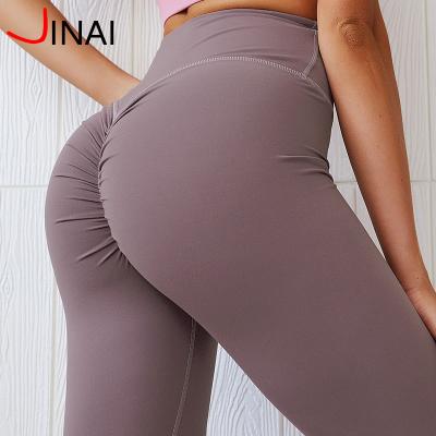 China Breathable Fitness Clothing Womens Butt Yoga Gym Leggings Pants Crac! slot ! Plus Size Anti Cellulite Leggings Pantyhose XS XL Waist for sale