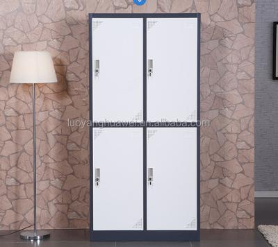 China Fashionable almirah bedroom eco-friendly steel wardrobe designs Cabinet clothes locker metal closet steel wardrobe for sale