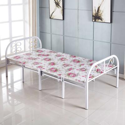 China Wholesale Foldable Bedroom Furniture Steel Frame Metal Folding Bed for sale