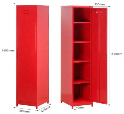 China Small Cold Rolled Bedroom Steel Metal Steel Kids Furniture Locker for sale