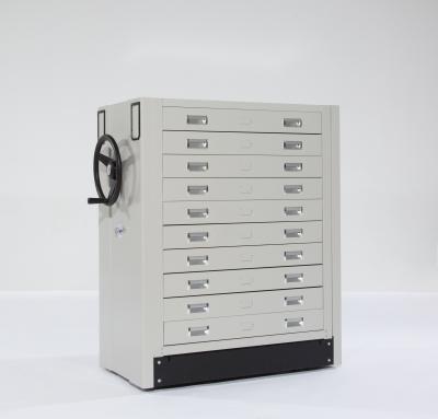 China Collated Plan Mobile Drawing Steel File Cabinet for sale