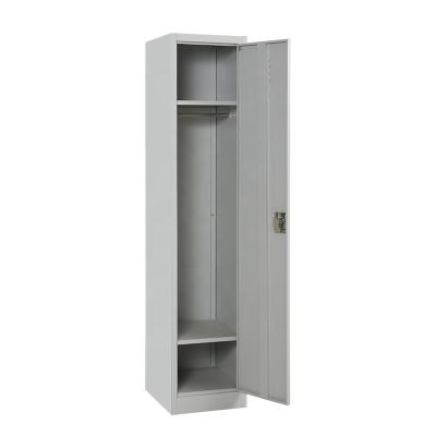 China Knock Down Factory Price Single Door Employee Clothes Steel Locker for sale