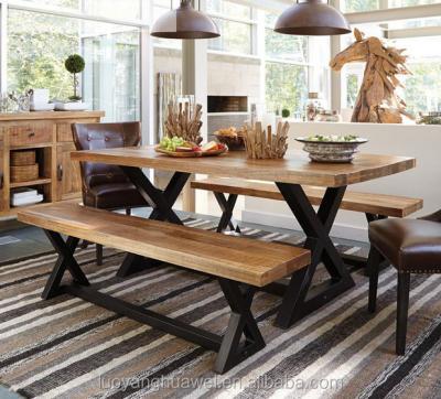 China 2018 Modern Furniture Dining Table Designs Wooden Desk Set Dining Table for sale