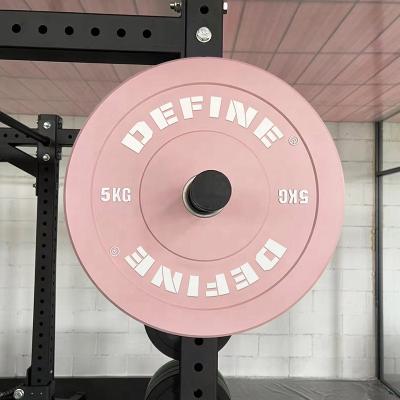 China Durable Macarons Color Barbell Competition Weight Bumper Plates for sale