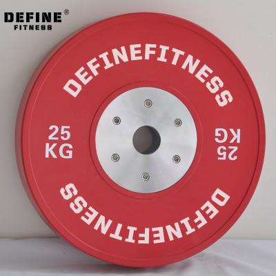 China Weightllfting plastic bumper plates SET 2.5KG FITNESS and 5KG PE/Plastic tech for sale