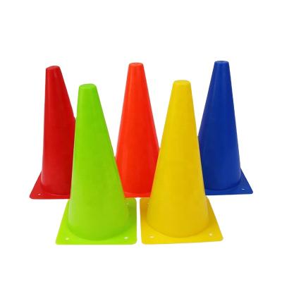 China 32cm thickened thickened barrel logo tube cone, football training obstacle or roadblock, football agility training obstacle cone set for sale