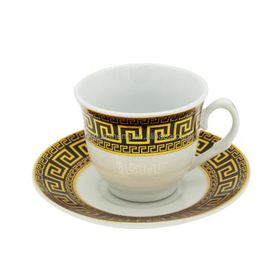 China Viable Wholesale Popular Special Turkish Arabic Ceramic Coffee Mug Set 12 Pieces Coffee Mug Set for sale