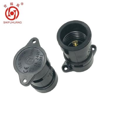 China Rubber waterproof e27 screw lamp holder for sale