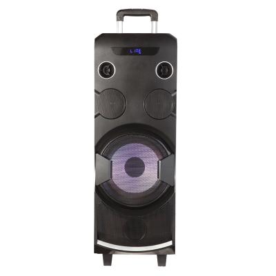 China Portable AirPlay Trolley Speaker Karaoke Subwoofer Speaker China Factory for sale