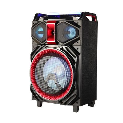 China Super Mini BT AirPlay Karaoke Radio DJ Portable Bass Cart Speakers Karaoke Box with Remote Control for sale