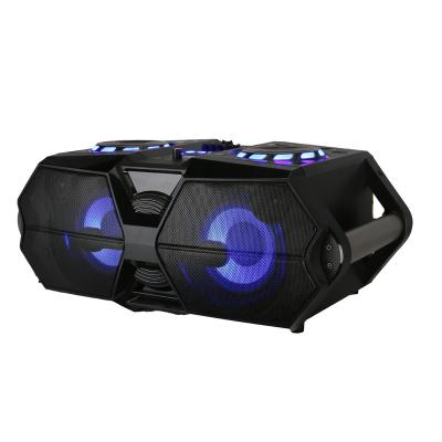 China Home Theater Custom Cabinet Plastic AirPlay DJ Party Active Speaker With Usb/Tf/Aux Audio Input for sale