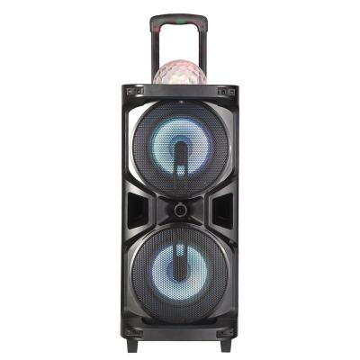 China Hot Selling AirPlay Dual 8 Inch Outdoor Portable Active Party Speaker With Wireless Connection for sale