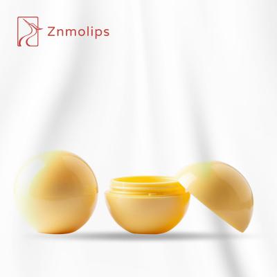 China ABS Customized Mini Lip Tube Yellow Lip Balm Tubes Lip Balm Tube Matte Packaging for sale