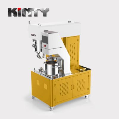 China KINTY Large Capacity Disperser Vacuum Cosmetic Blender 10L Vacuum Blender Homogenizer Emulsifying Desiccant Machine for sale