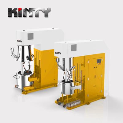 China KINTY Mixing Equipment Large Capacity Liquid Soap Disperser Making Cosmetic Mixer Machine High Vacuum Mixer Homogenizer for Paints for sale