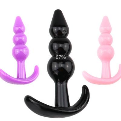 China High Quality Soft Anal Strip Ring Hot Sale Anal Plug /vagina Grip Low Price Anal Toys for sale