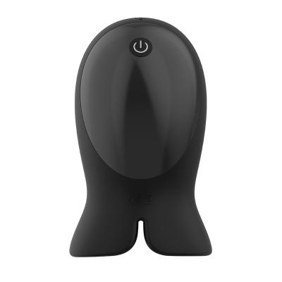 China ABS Silicone Automatic 12 Frequency Penis Stimulation Massager Sex Toy Delay Male Masturbation Vibrator Training Equipment Orgasm Glans for sale