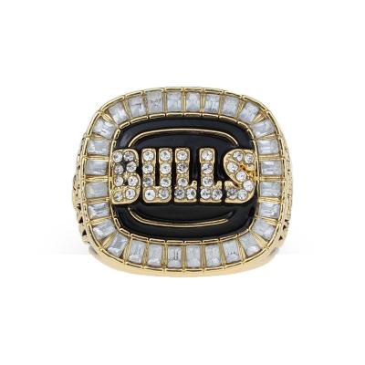 China Others Custom Men's Youth Sports Basketball Alloy Diamond Ring Chicago Bulls 1992 Championship Ring Wholesale for sale