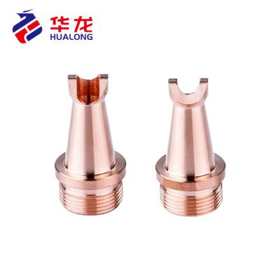 China Building Material Shops Multiple Models Fiber Laser Welding Machine Handheld Spare Parts Wire Feeding Cooper Nozzle for sale