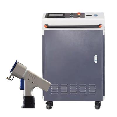 China New Automation Stainless Steel 2023 Handheld Pulse 1500W 2000W Fiber Laser Cleaning Machine For Metal Surface Rust Removal With CE Certificate for sale