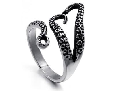 China New BOHEMIA octopus jewelry wholesale 2022 hot punk style jewelry ring small trend sale ring for sale