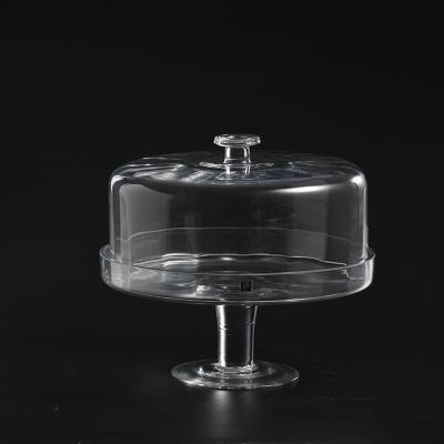 China Viable hot sale cake stand with glass dome first rate cake glass dome glass cover for food storage for sale