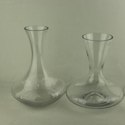 China High Quality Handmade Common Shape Crystal Wine Decanter Stored Glass Decanter for sale