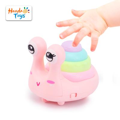 China With Light And Music Kids Toy Baby Push And Go Cheap Promotion Toy With Function Animal Press And Go for sale