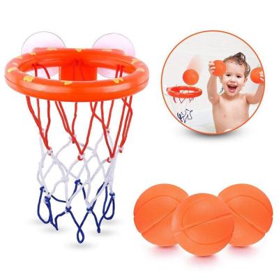 China Wonderful Gift Toddler Bath Toys Bath Toy Mini Basketball Hoop Set Gift Set Tub Amusement Suction Cup Circle Set and Balls Set for Kids for sale