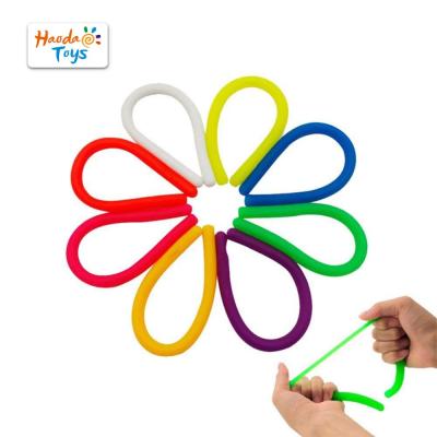 China Wonderful Sensory Toys Gift Colorful Stretch String of Wiggle Person for Relaxation Therapy for sale