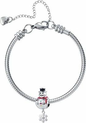 Chine Charme doux de bonhomme en pain d'épice de cerfs communs d'Elf de bracelet de perle de vacances d'hiver de bonhomme de neige de Noël à vendre