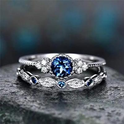 China 3.0mm Womens Diamond Band Rings , 925 Sterling Silver Diamond Engagement Rings for sale