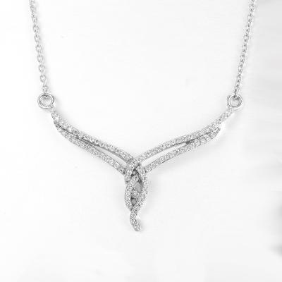 Cina Per donna Pendente in zircone 925 Sterling Silver CZ Abbigliamento quotidiano Gioielli di moda in vendita