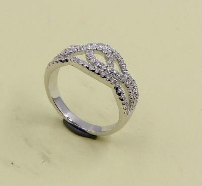 China Silver Main 925 Silver CZ Rings for Fine Jewelry Or Decorations sterling silver love ring ladies silver rings Cool Ring for sale