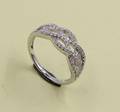 China Pave Prong Heart Shape Wedding Band Ring 925 Silver CZ Eternity Band Rings Size 5-10 Sterling Silver Spoon Rings for sale